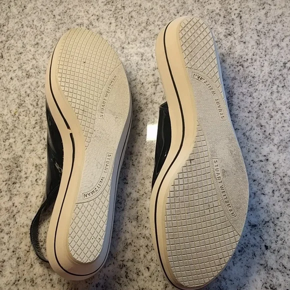 Stuart Weitzman patent peep toe platform h… - Picture 8 of 8